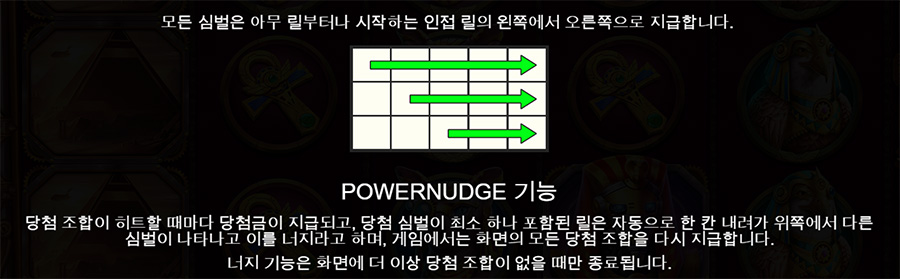 라이즈 오브 가이자 파워 너지 온라인 슬롯 당첨 조합 예시